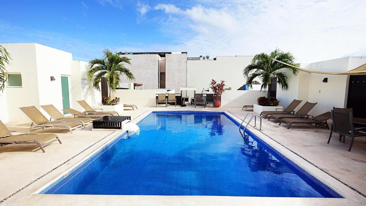 Meridian Downtown Apartments Playa del Carmen Exteriör bild